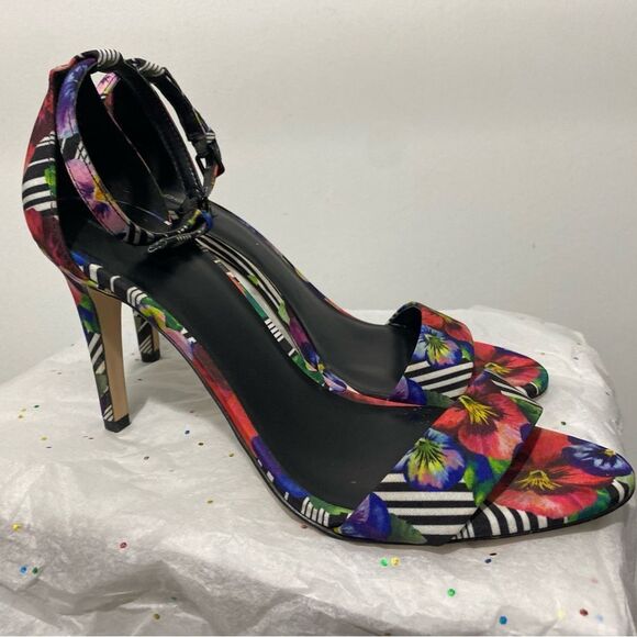 Colorful Women's Heels by Aldo Floral - Picture 1 of 11